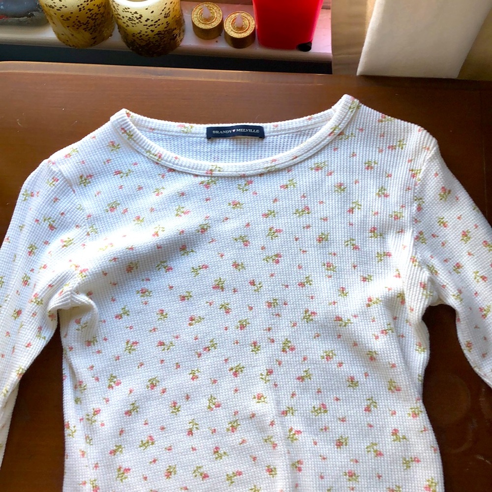 Floral Brandy Melville top